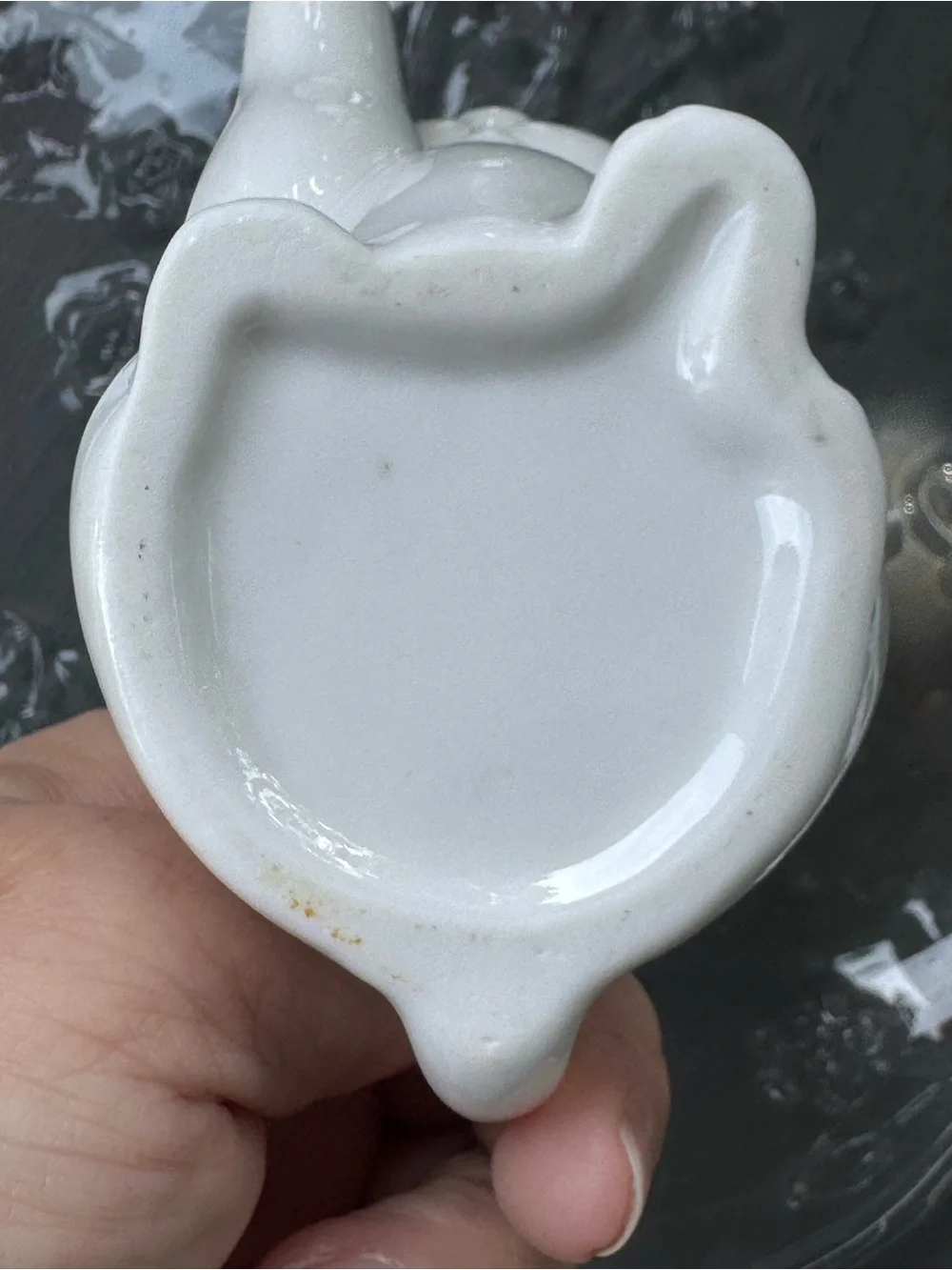 White Ceramic Cat Creamer Pitcher
